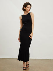 Leisure Rib Long Dress