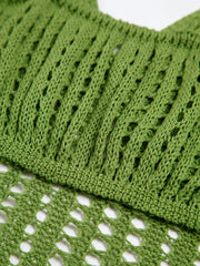 Contour Piping Crochet Crop Top