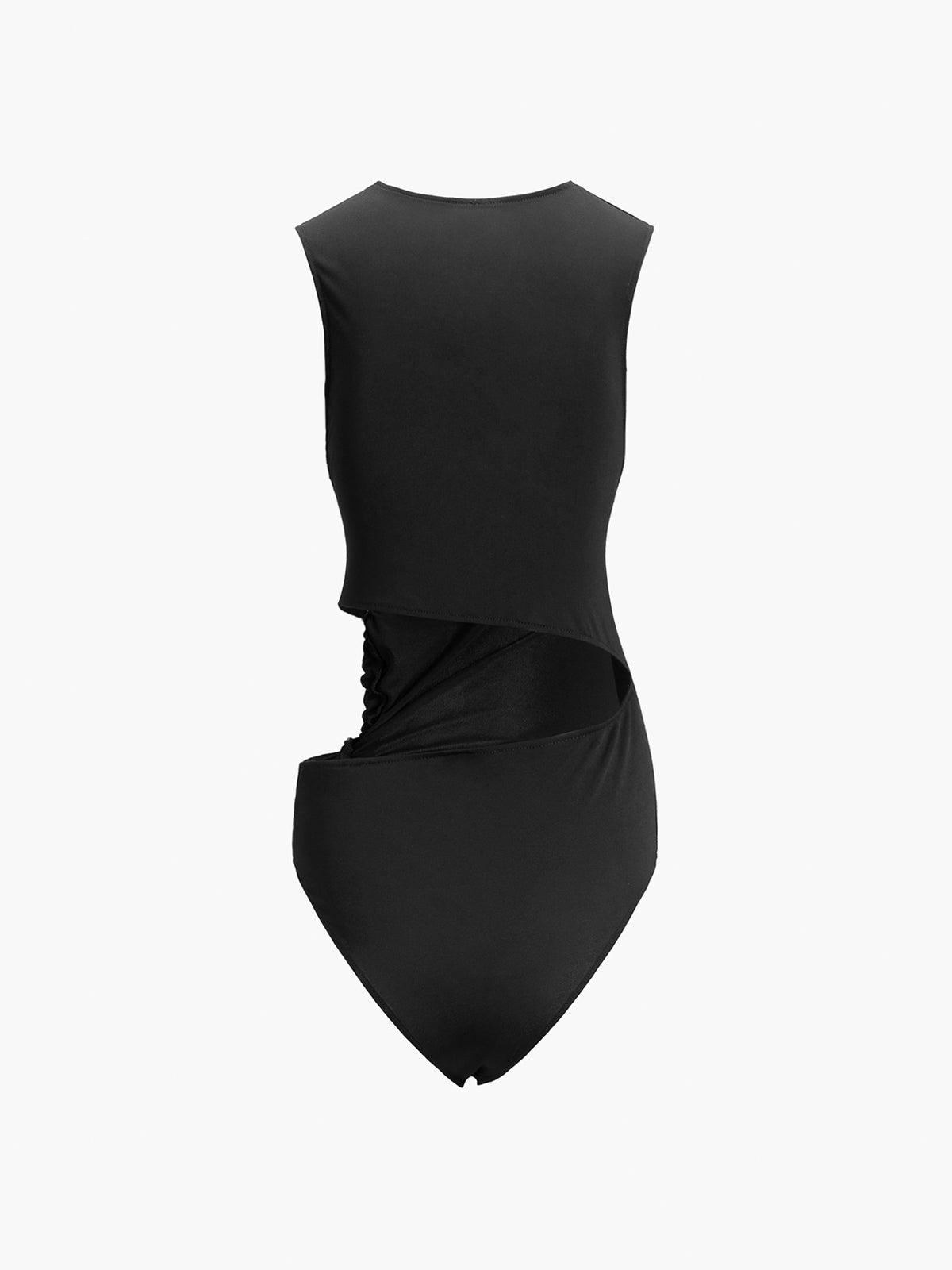 Twisted Ruched Cutout Bodysuit