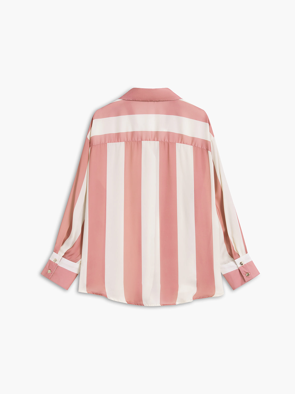 Pink Pinstripe Button Down Oversized Shirt