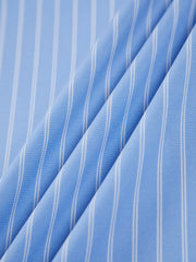 Sky Blue Pinstripe Tailored Pants