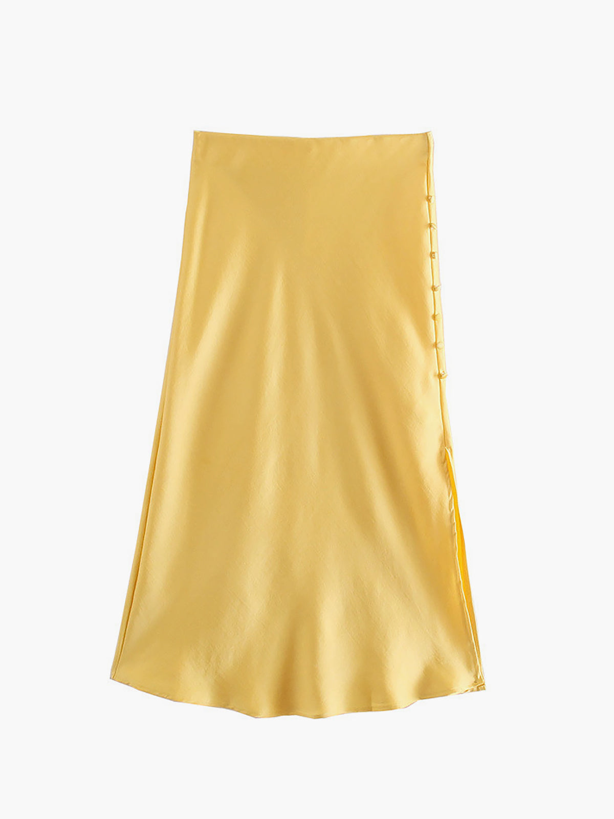 Sunset Satin Midi Skirt