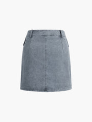 Classy Denim Skirt