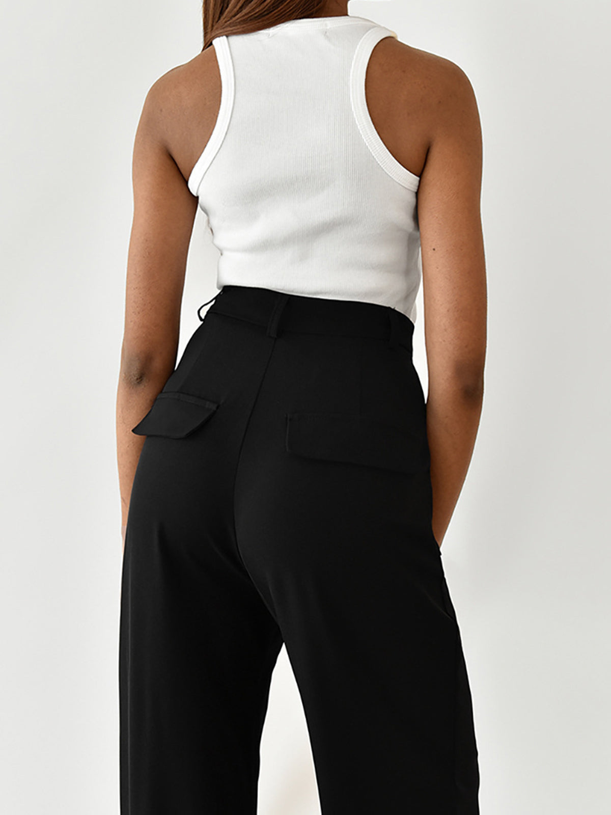 Smart Wide Leg Pants