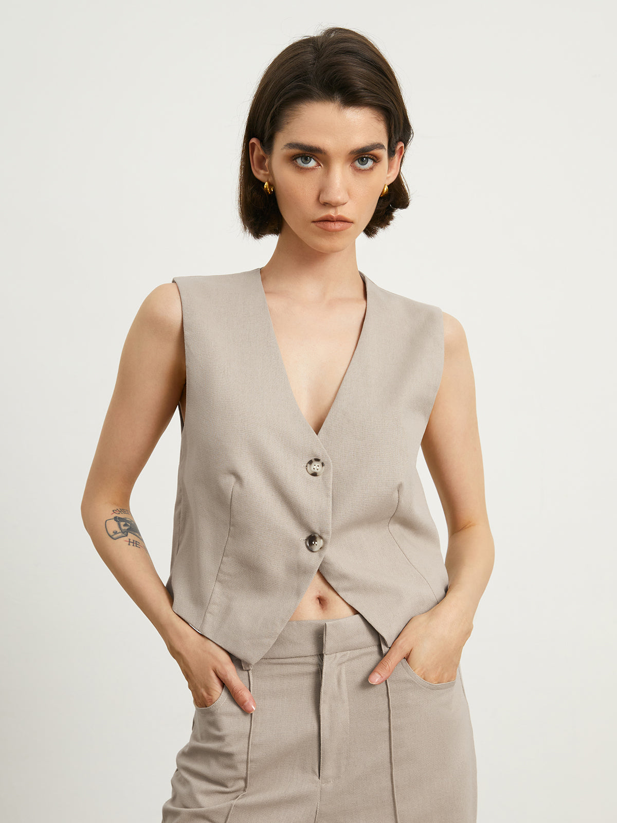 Smart Linen Vest