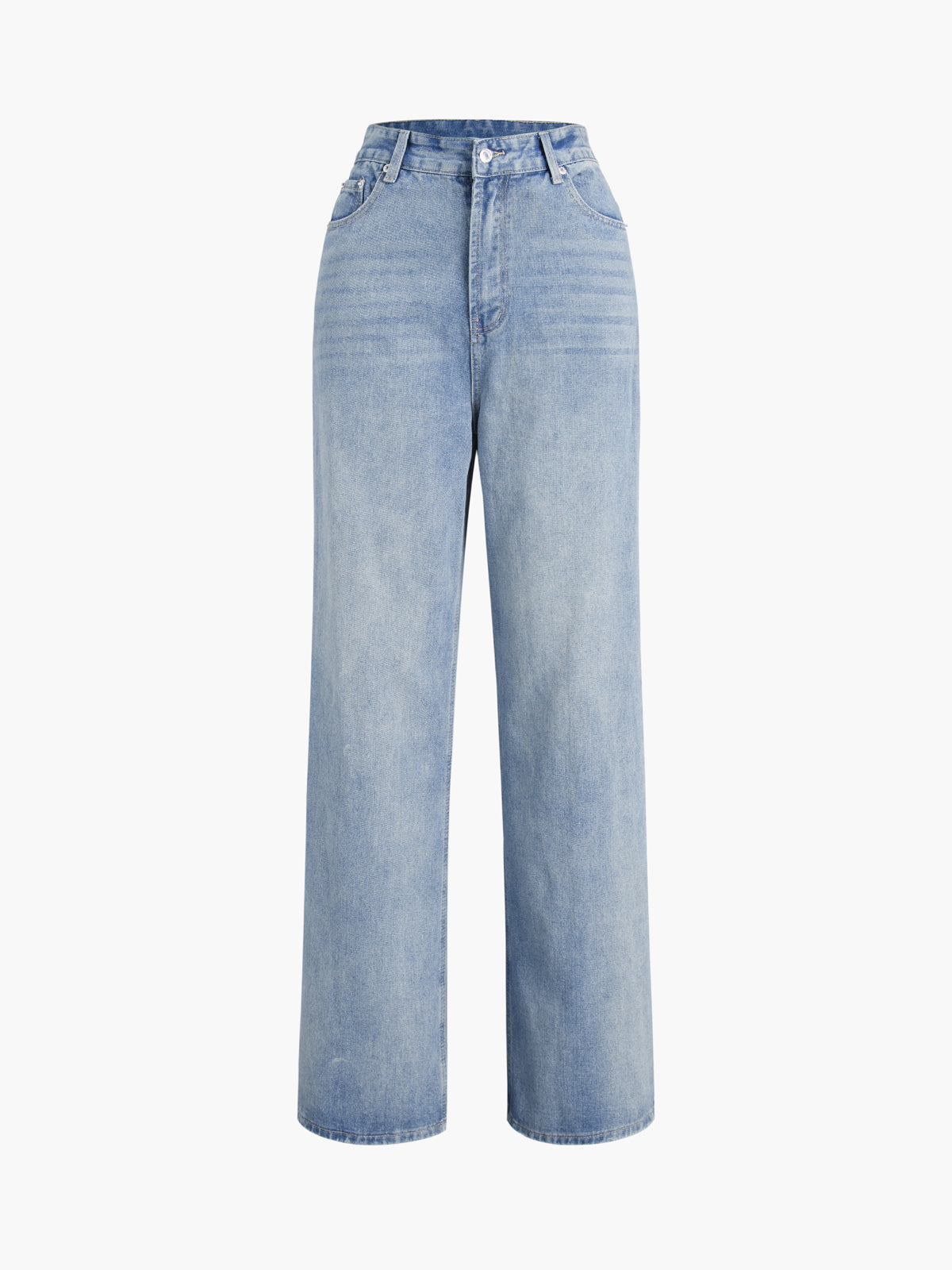 Classic Buttoned Denim Jeans