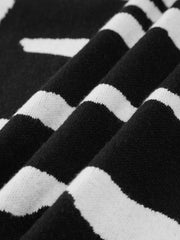 Zebra Print One Strap Midi Dress