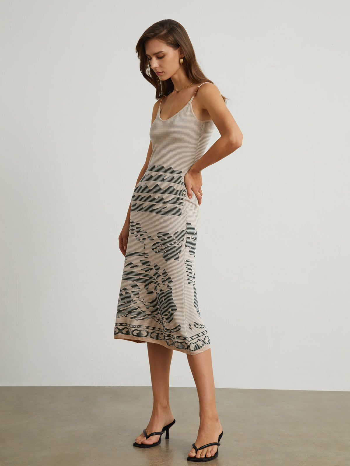 Island Vacation Knit Midi Dress