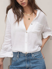 Leisure Cotton Button Down Shirt