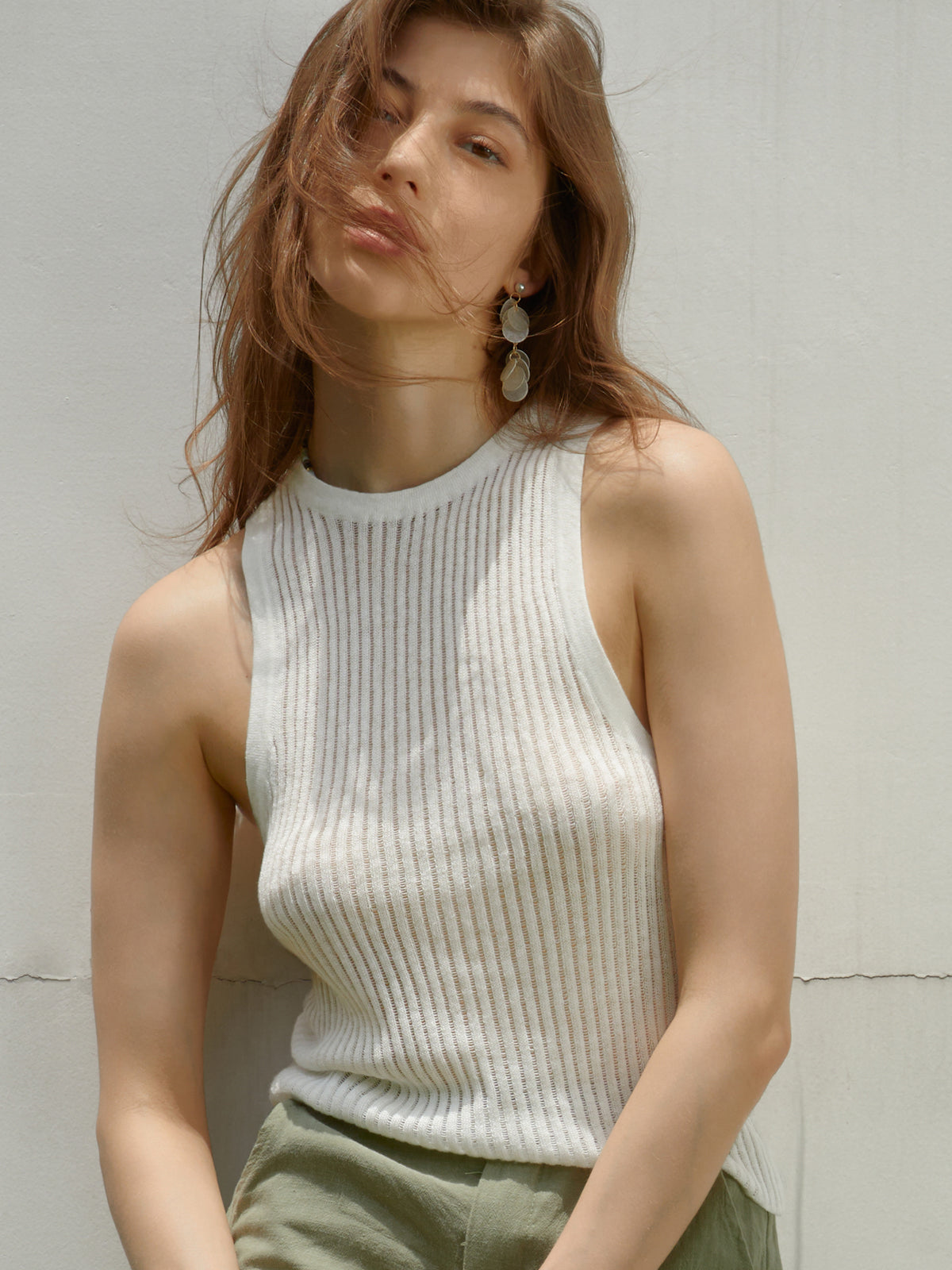 Open Knit Vest