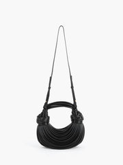 Knotted Pleat Leather Bag