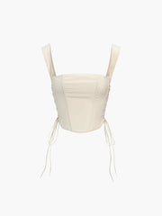 Off-white Classic Fitted Crop Corset