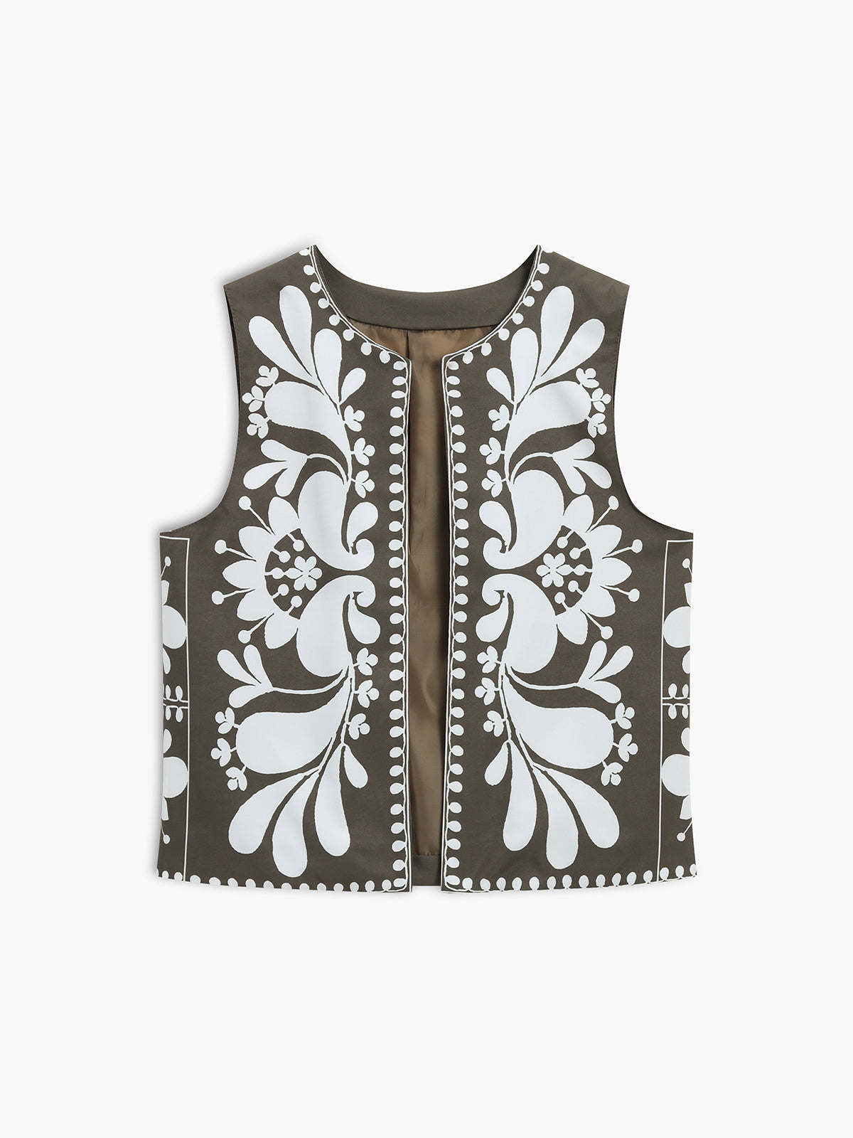 Cowboy Floral Vest