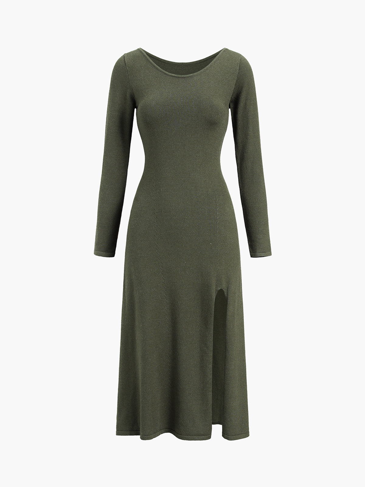 Leisure Long Sleeve Midi Dress