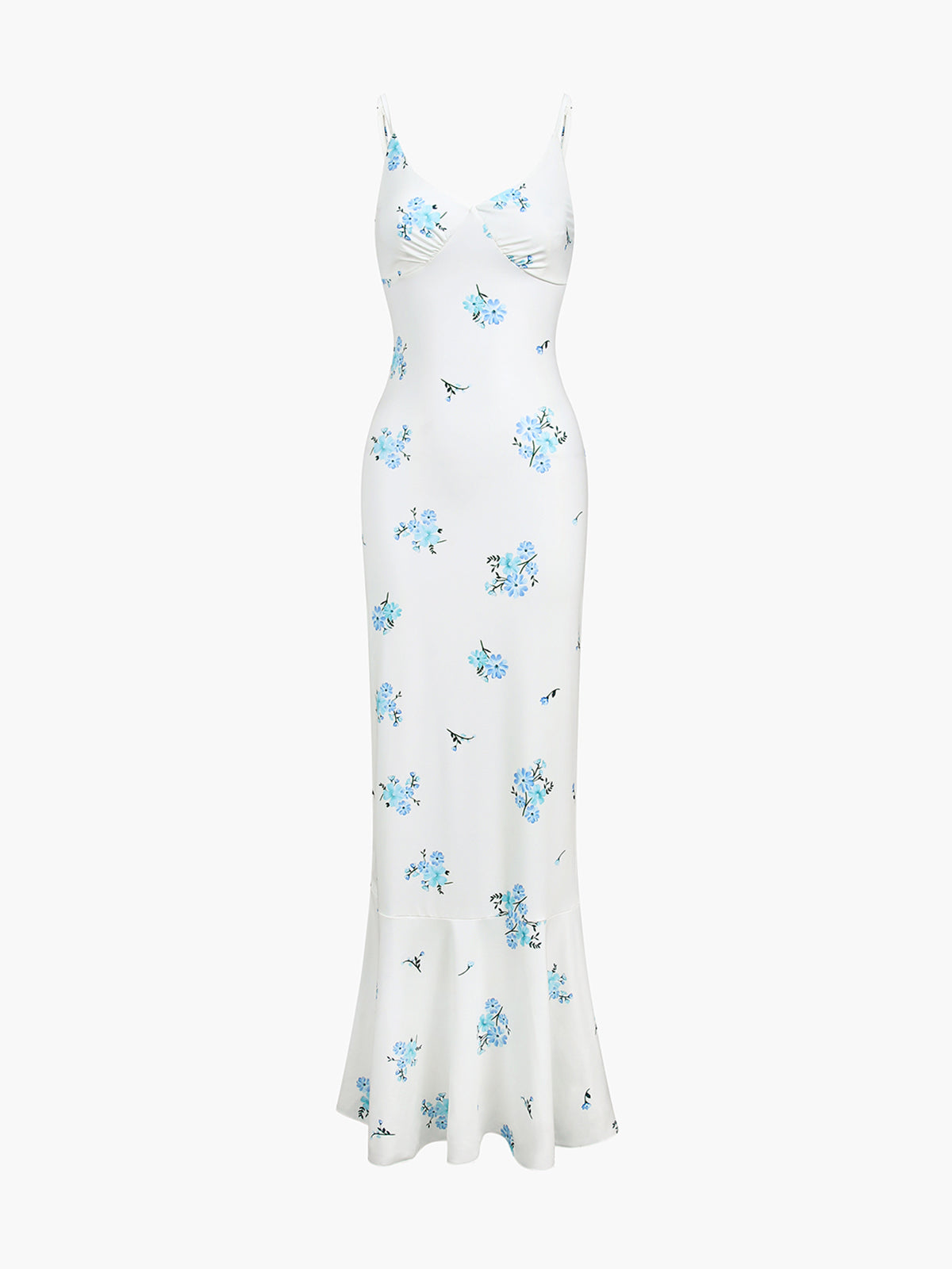 Forget Me Not Floral Flowy Long Dress