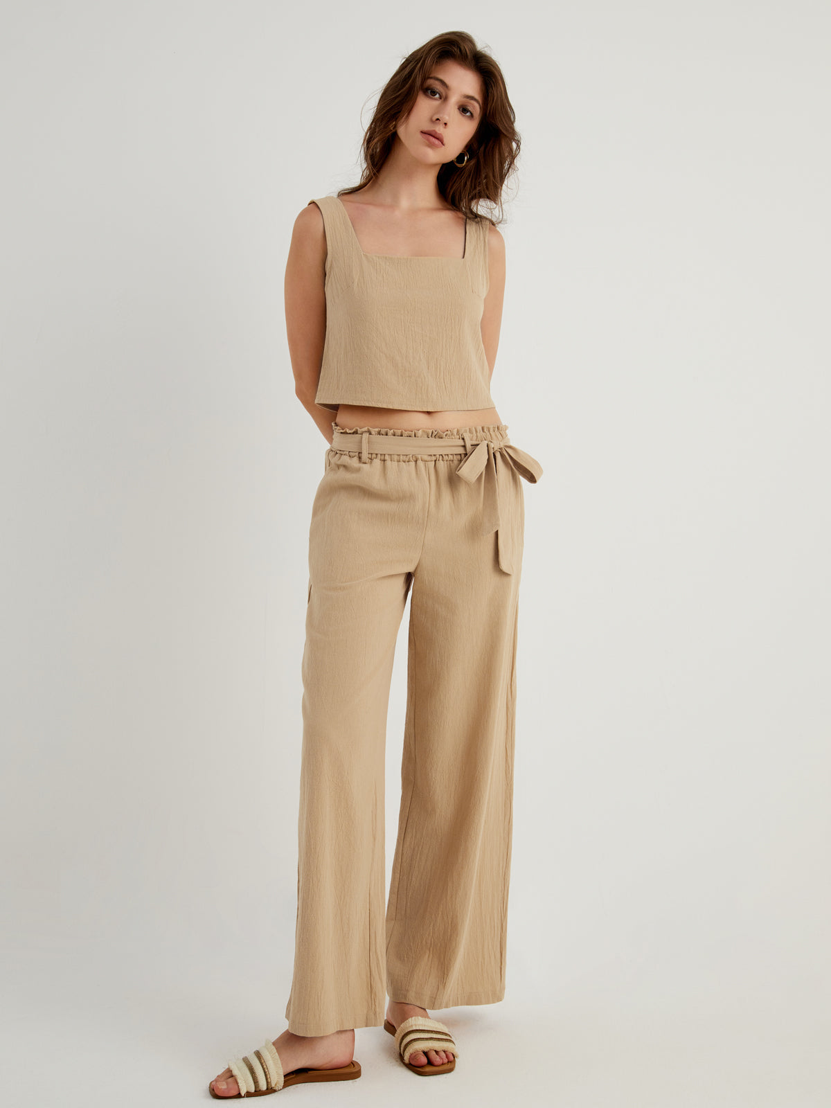 Indie Sleaze Tied Two Piece Pants Set