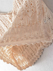 Paros Crochet Crop Vest