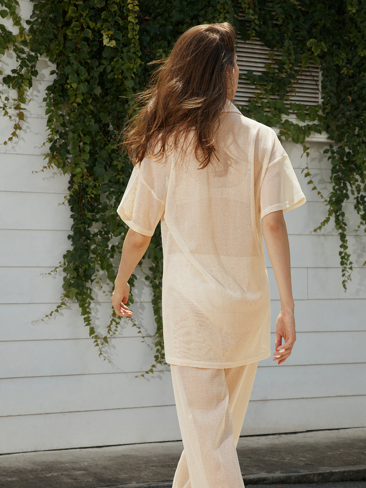 Sunny Morning Cover Up Two Piece Pants Set