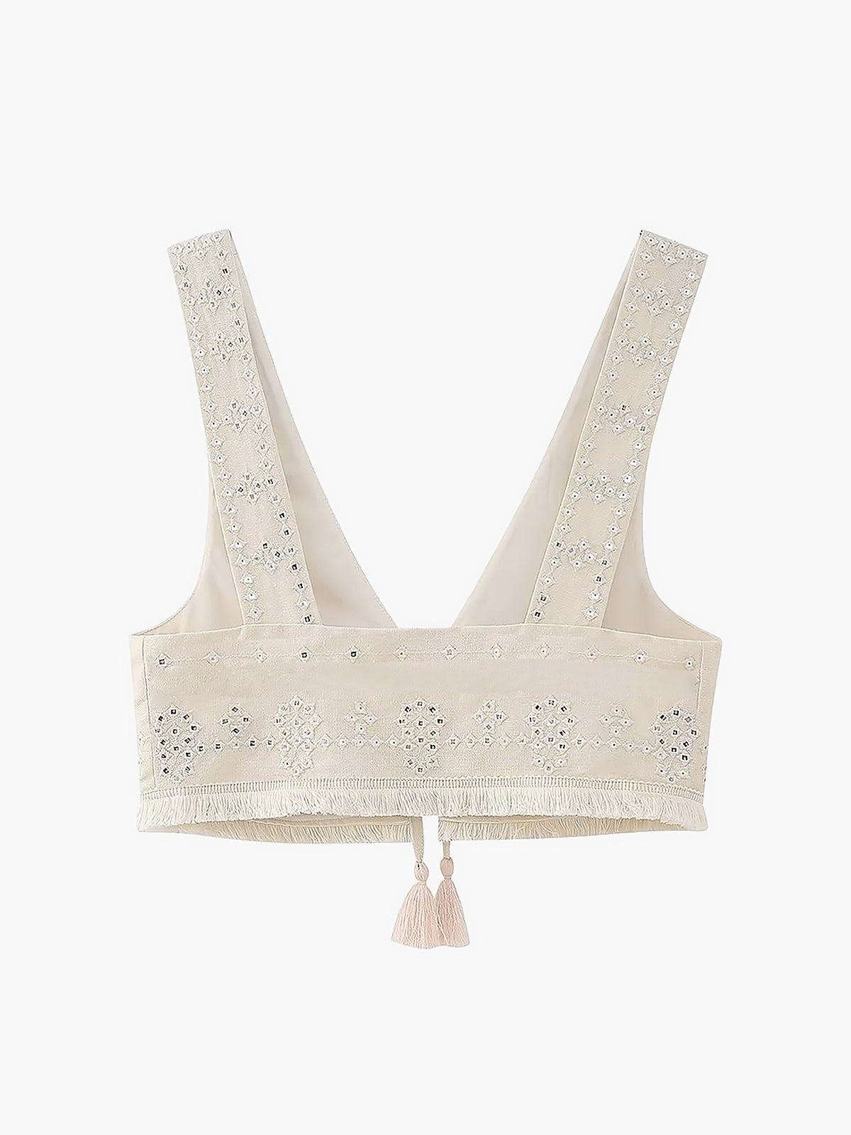 Cowgirl Aesthetics Eyelet Fly Away Crop Top