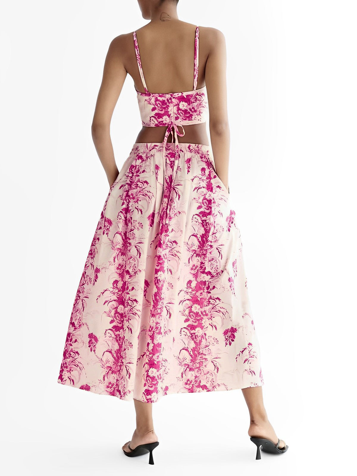 Majolica Floral Maxi Skirt
