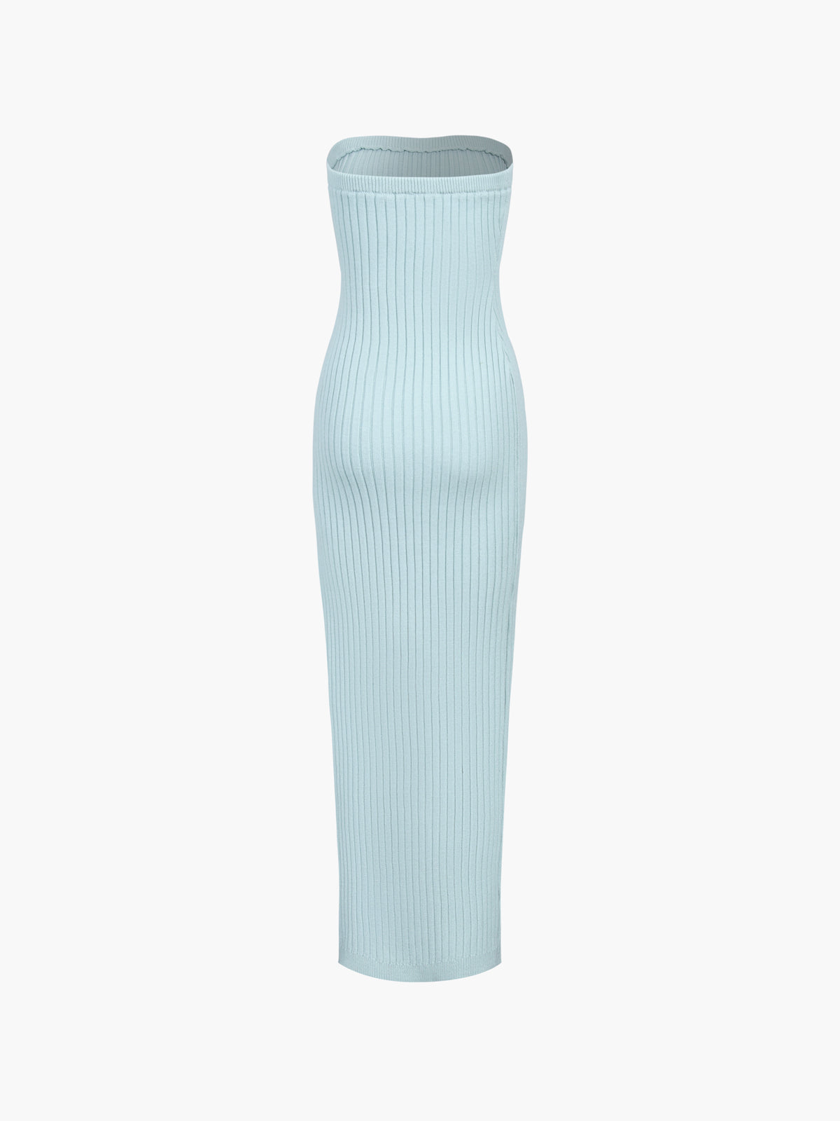 Azure Slit Tube Long Knit Dress