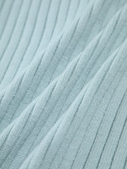 Azure Slit Tube Long Knit Dress