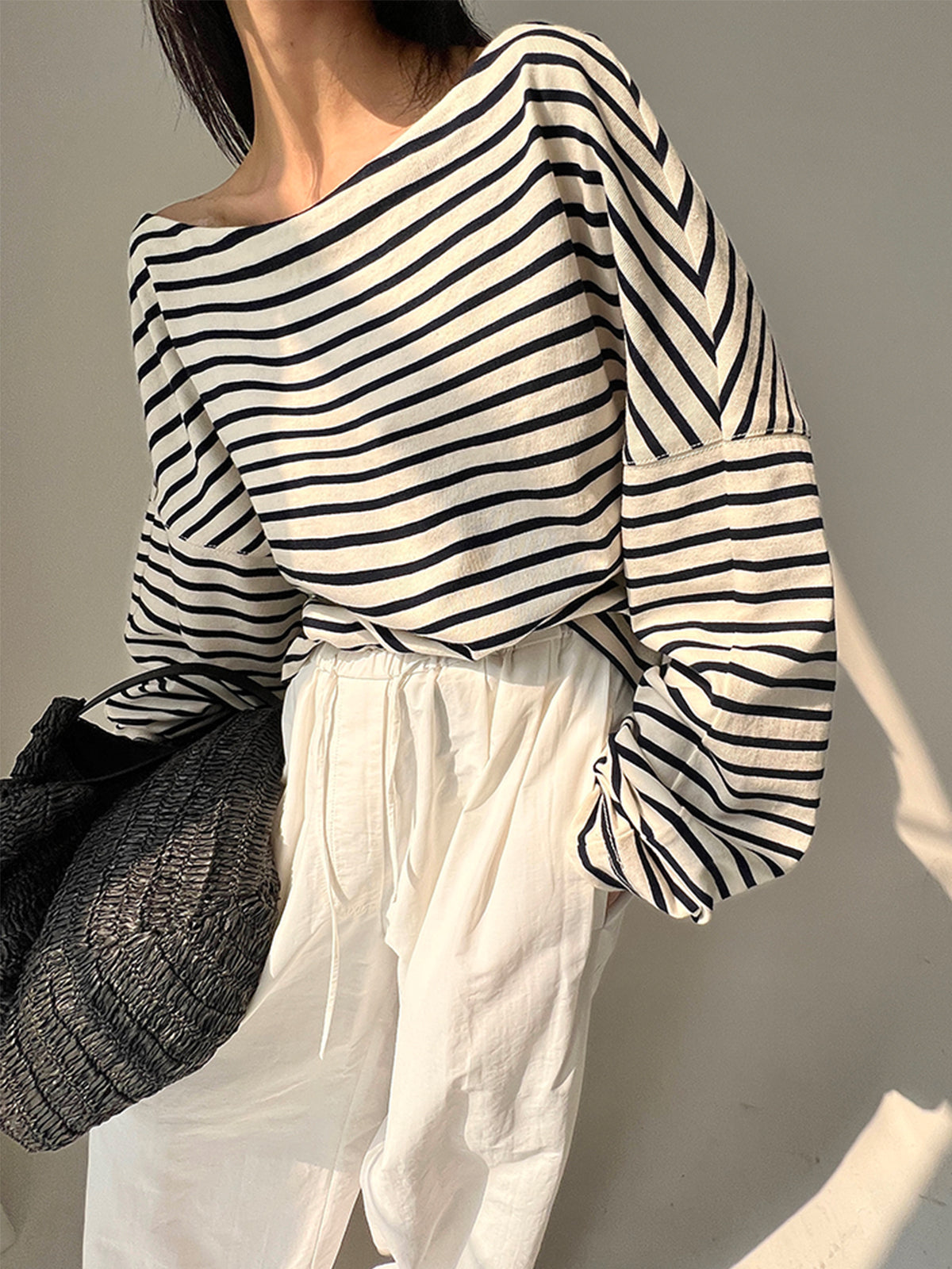 Leisure Stripe Long Sleeve Shirt