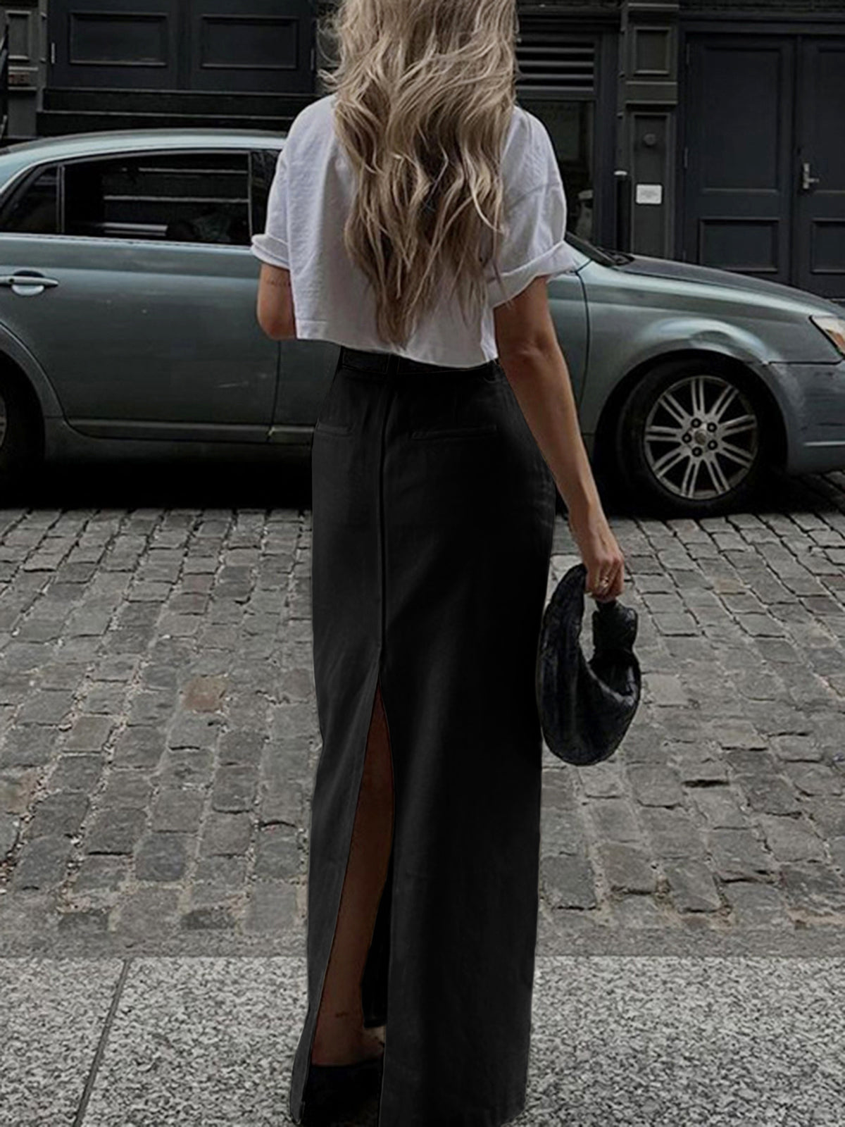 Parisian Slit Maxi Skirt