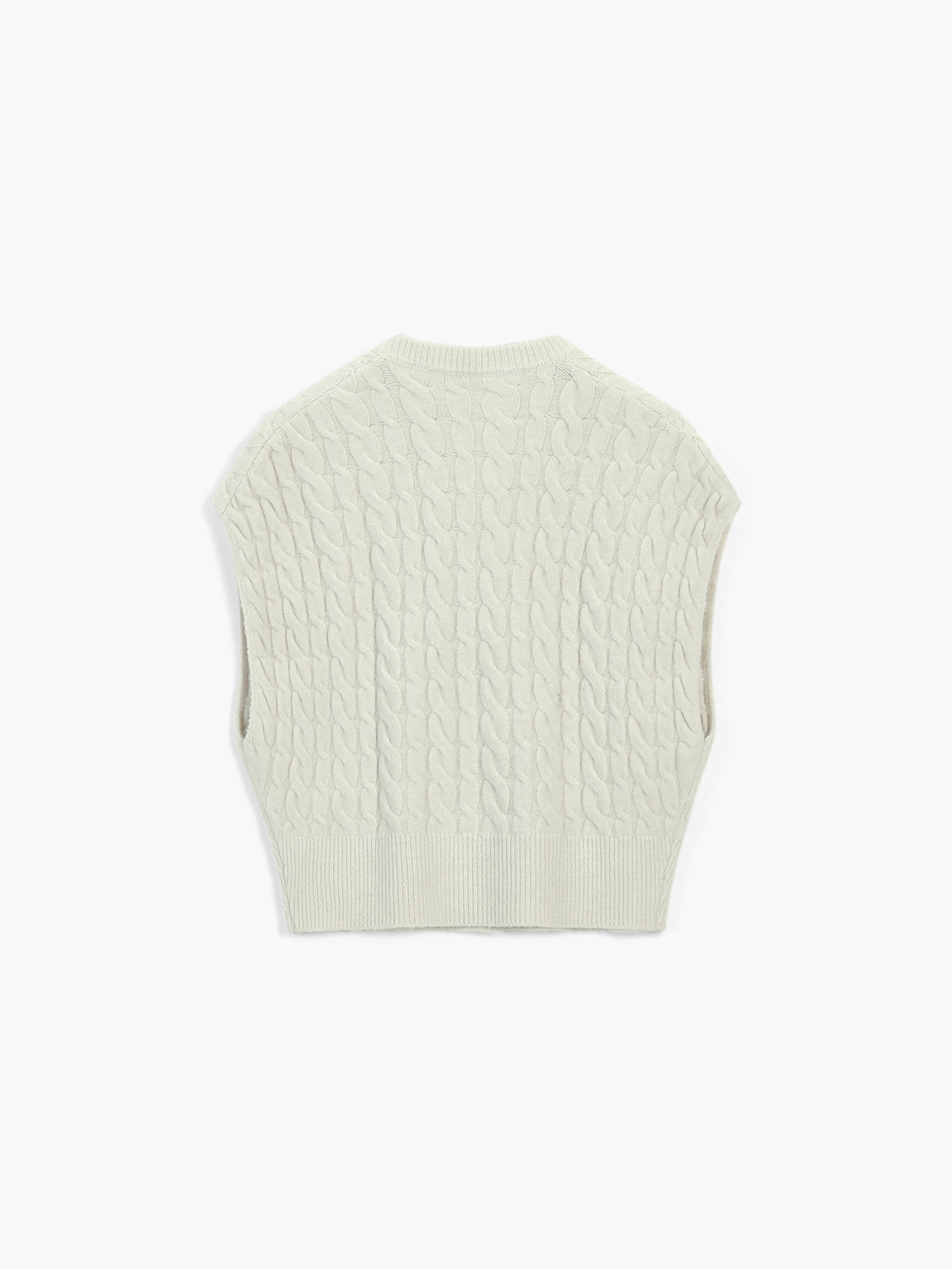 Utility Cable Knit Sweater Vest