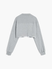 Utility Zippered Crop Sweatshirt