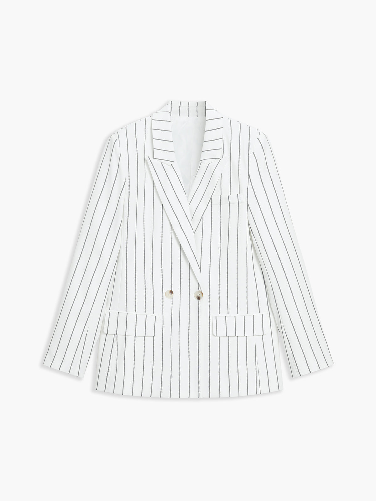 Pinstripe Single Breasted Blazer