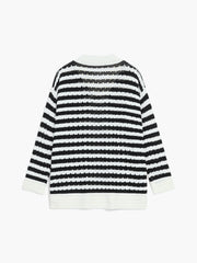 Oversized Seawave Stripe Sweater