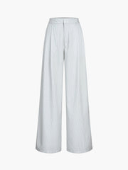 Pinstripe Wide Leg Pants