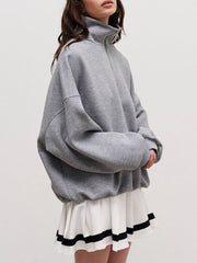 The Way To Go Zippered Sweatshirt