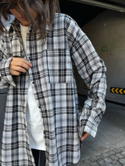 Keep In Check Oversized Shirt