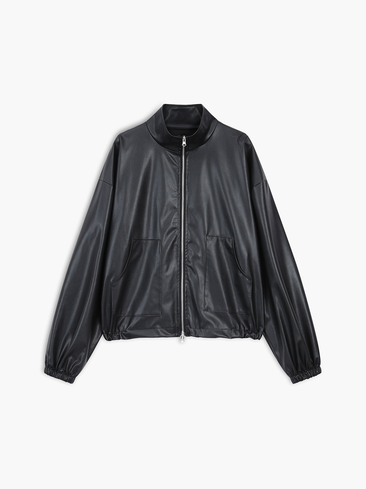 Early Mornings Faux Leather Jacket