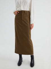 Maples Slit Maxi Skirt