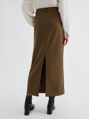 Maples Slit Maxi Skirt