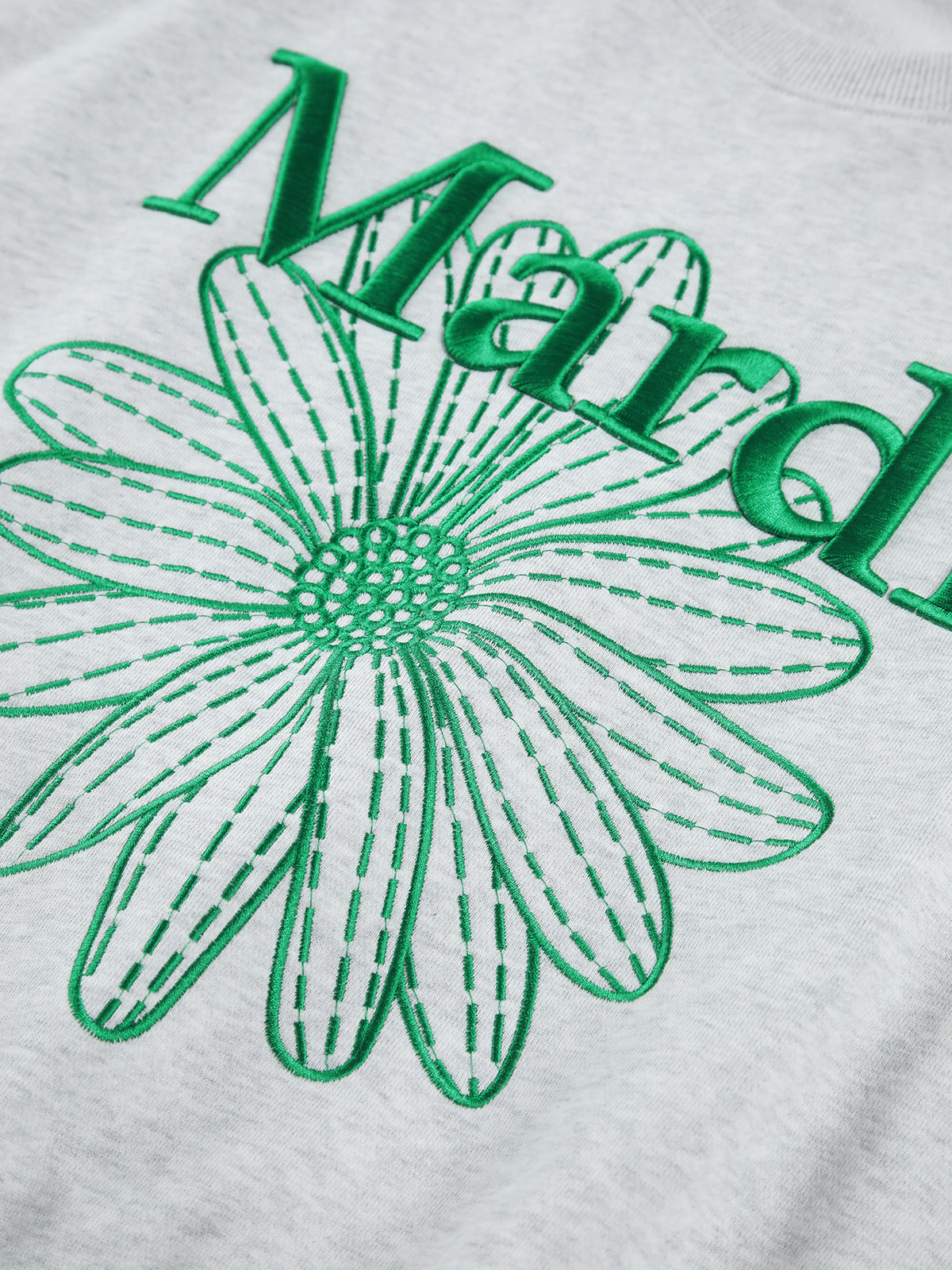 Embroidered Daisy Sweatshirt