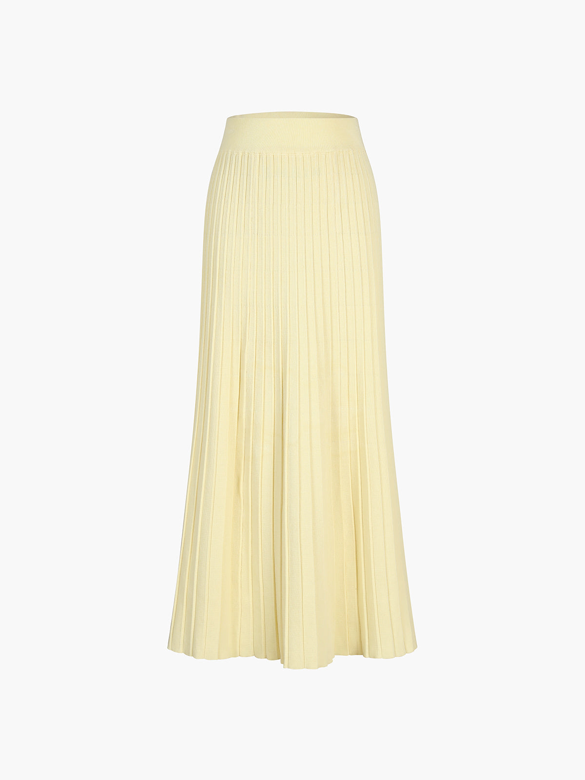 Limoncello Rib Maxi Skirt