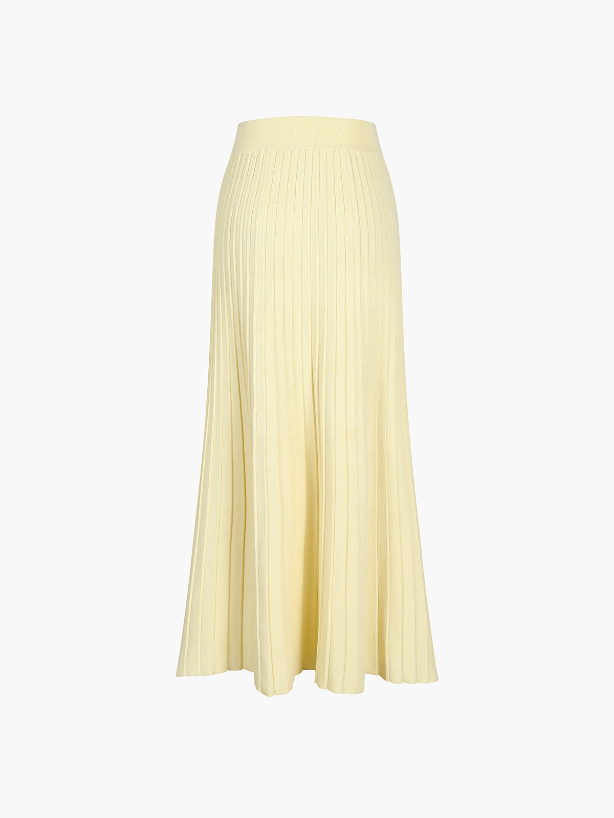 Limoncello Rib Maxi Skirt