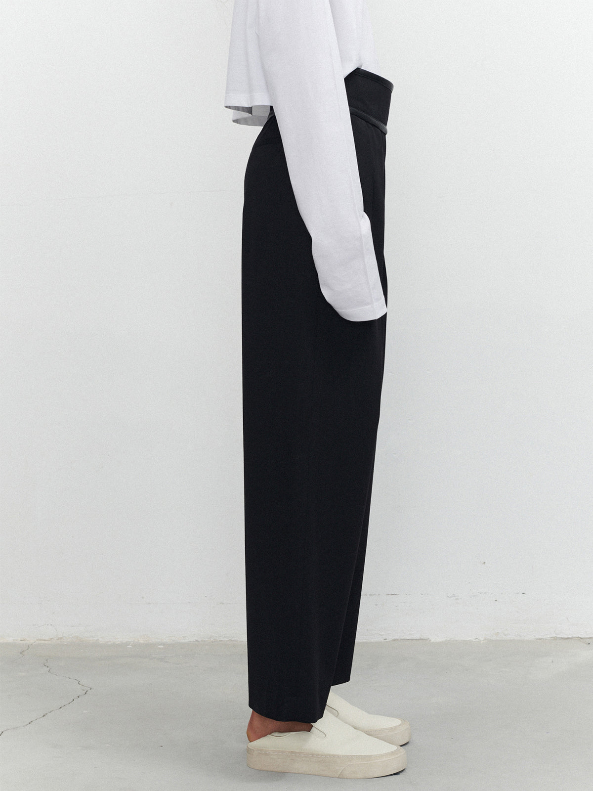 Hook-and-Loop Fastener Velcro Dress Pants