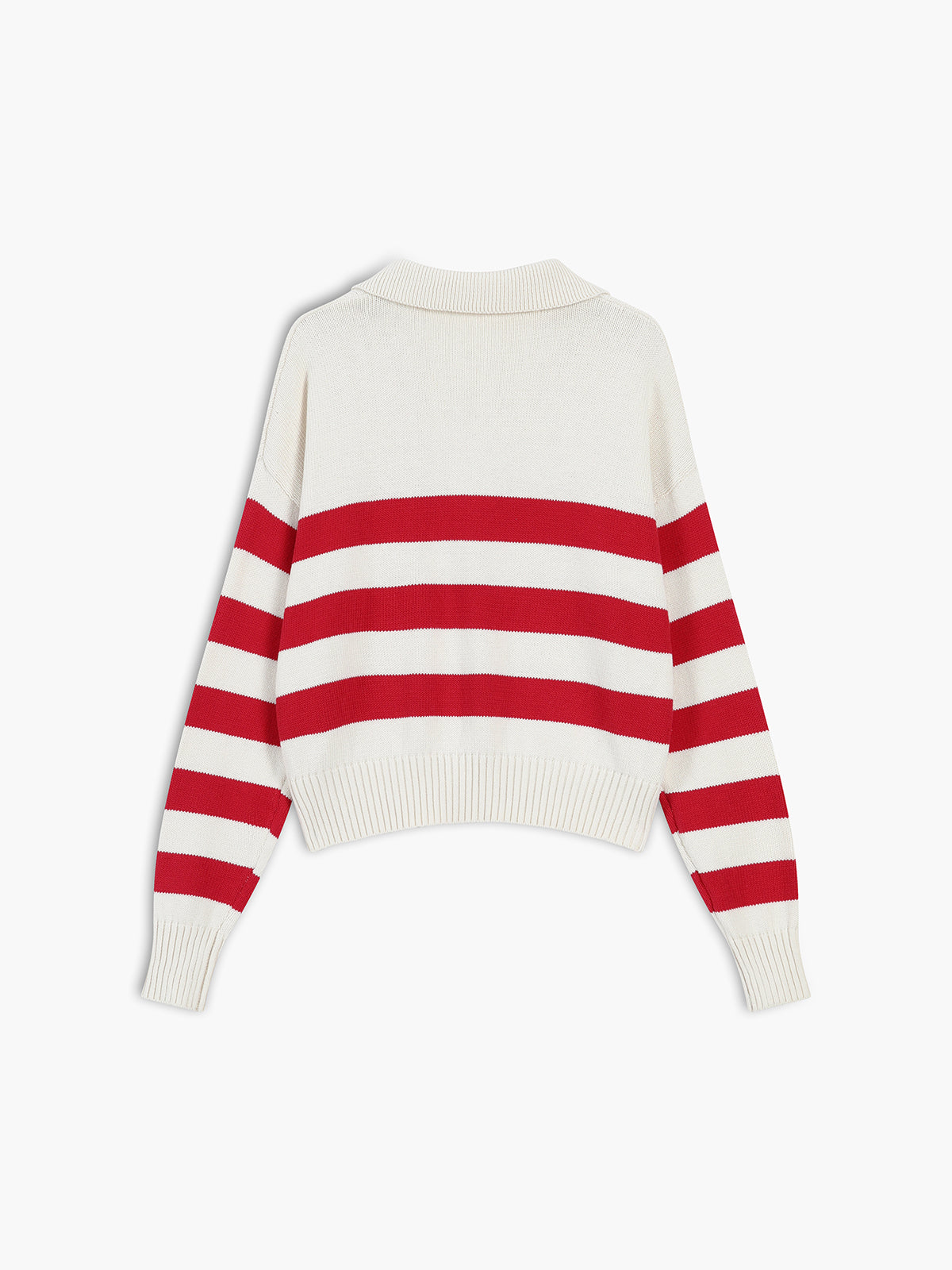 Running On Flames Stripe Knit Top