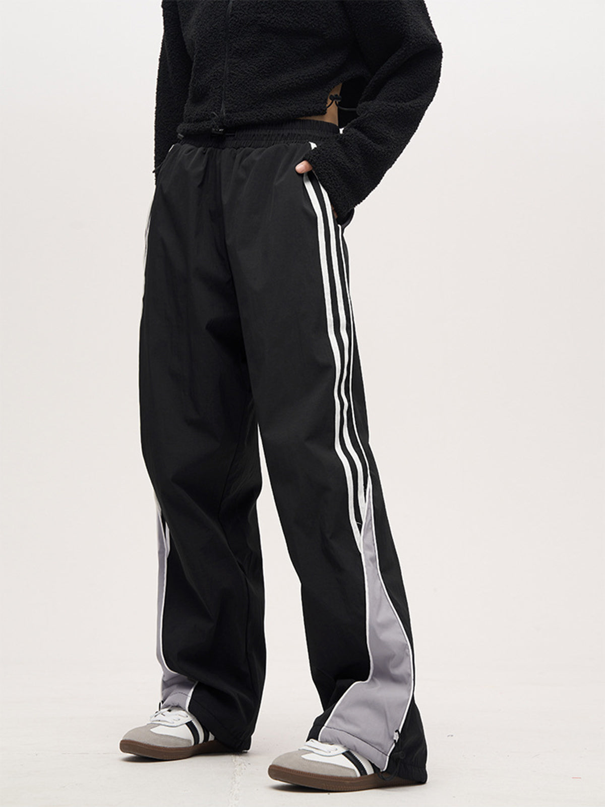 Shine On Pockets Parachute Pants