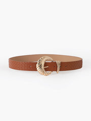 Shell Braided Leather Belt