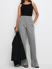 Stay Lifted Smart Slit Wide Leg Pants