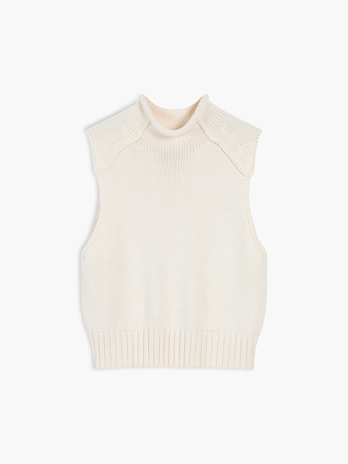 Love At First Sight Mock Neck Sweater Vest
