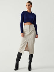 Time After Time Slit Skirt