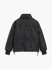 Stand Collar Zip Up Puffer Coat