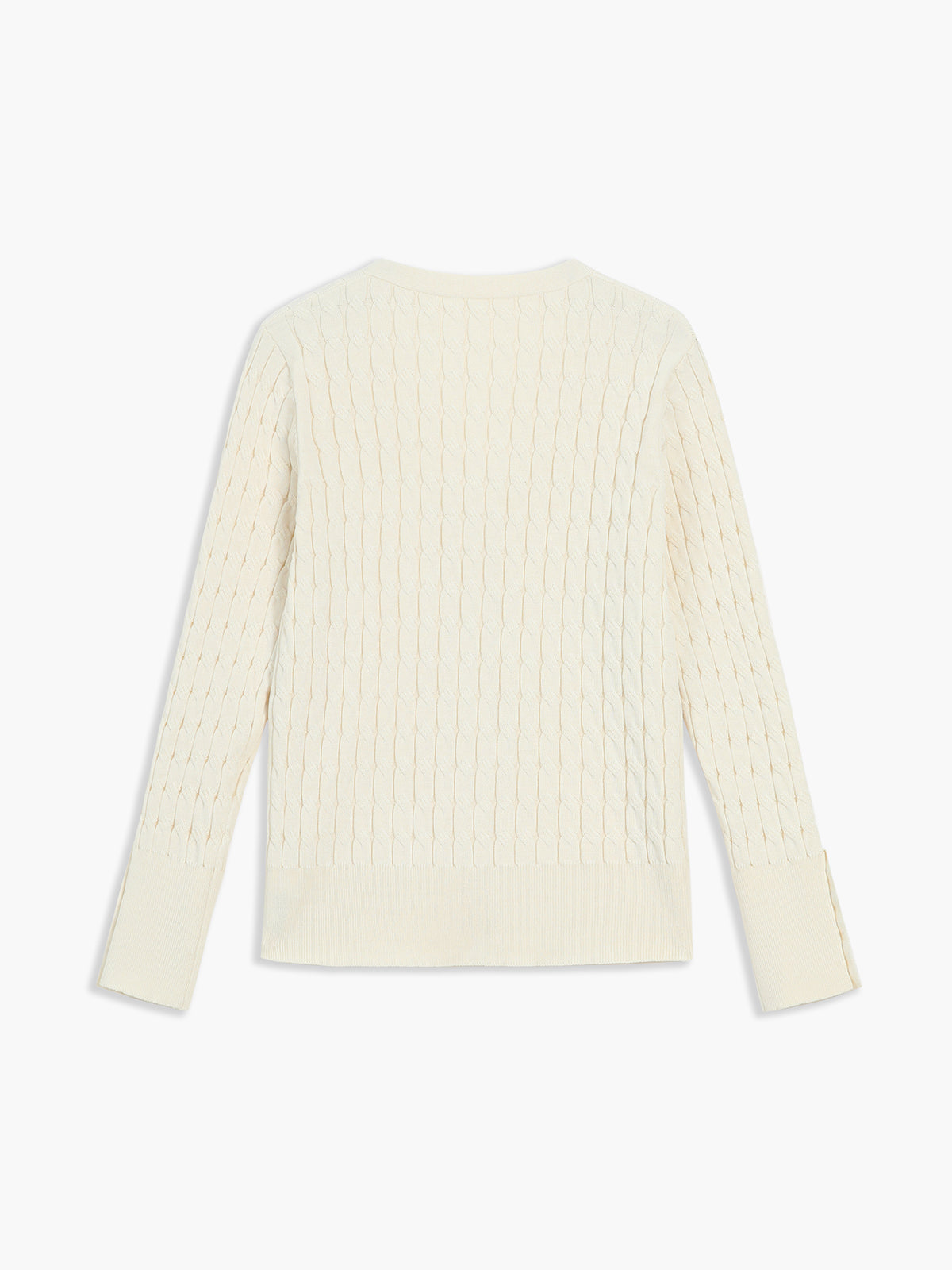 Vanilla Cable Knit Top